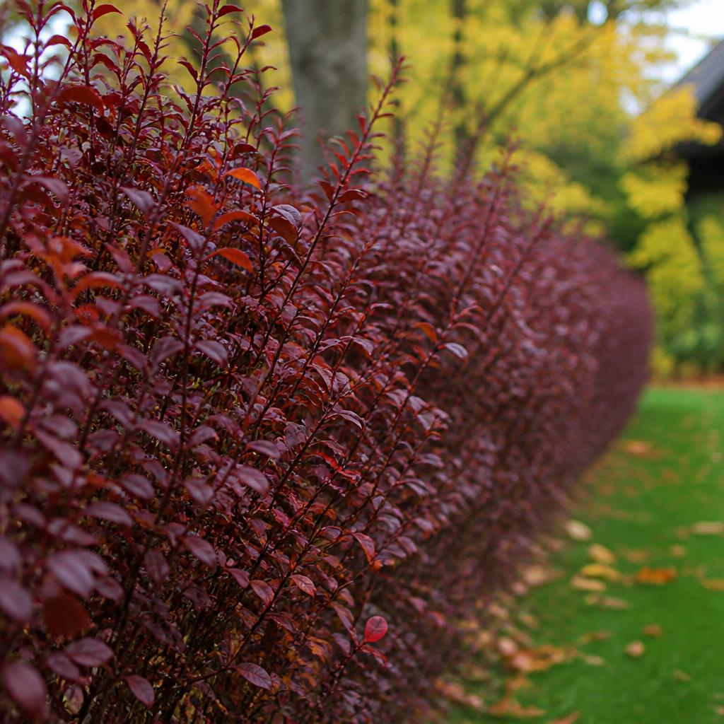 Berberis (Berberis thunbergii) i etablerad trädgård